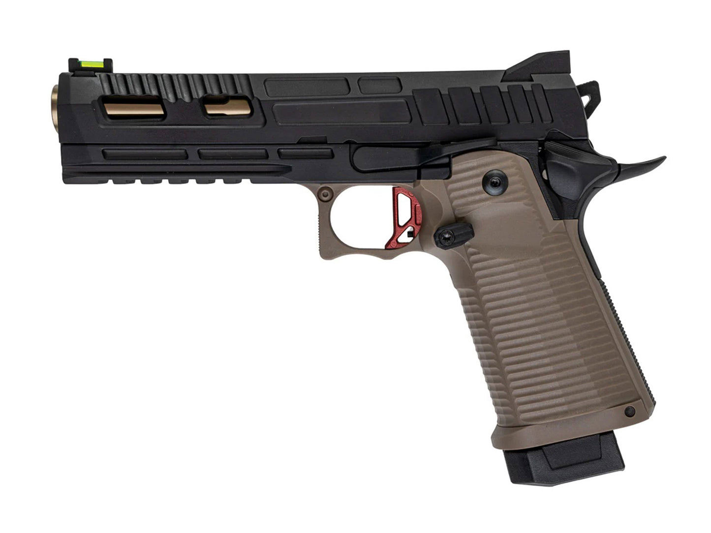 KJ WORKS KP-19S Hi-Capa Gas Blowback Airsoft Pistol.( CO2 Version )