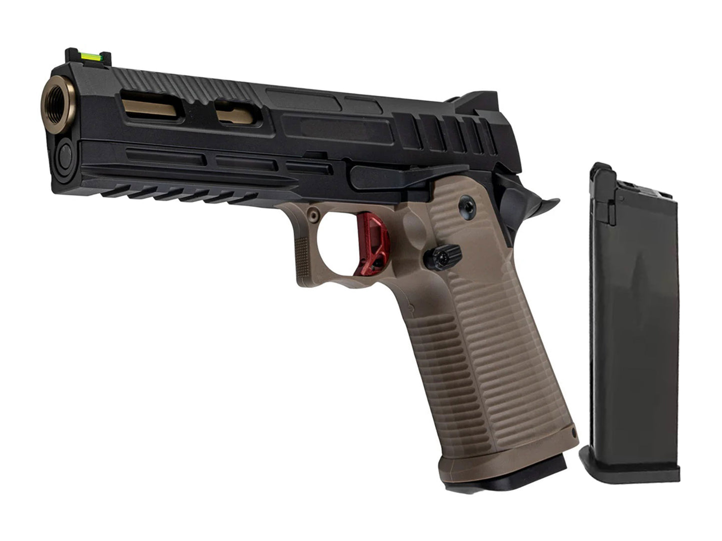 KJ WORKS KP-19S Hi-Capa Gas Blowback Airsoft Pistol.( GAS Version )