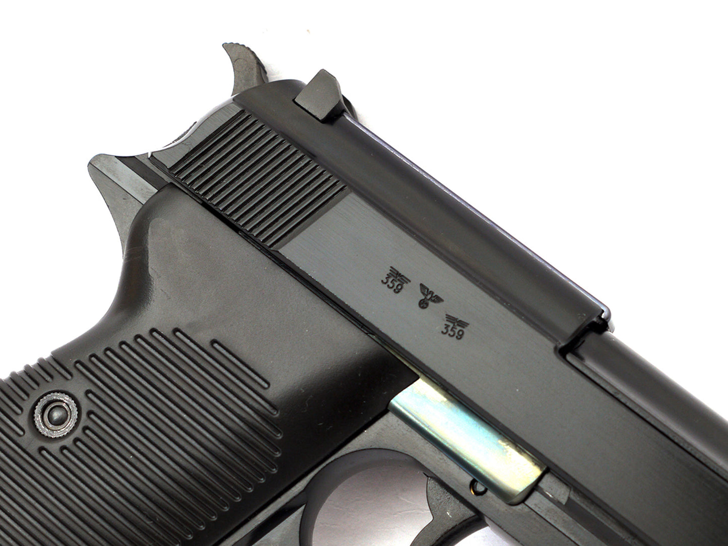 WE WALTHER P38L Gas Blowback Airsoft Pistol. ( w/Marking AC42)