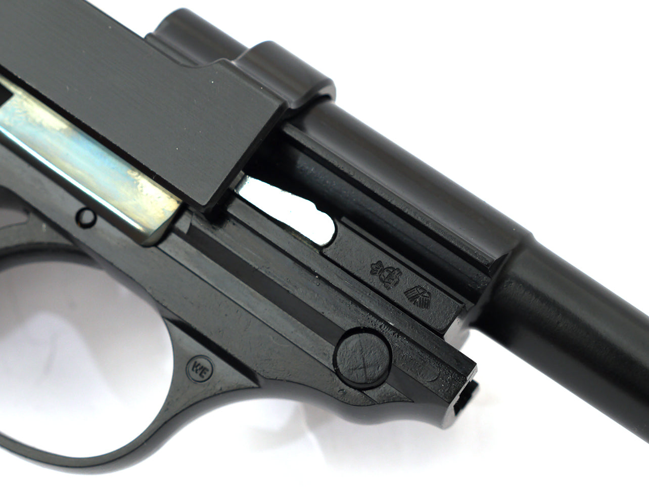 WE WALTHER P38L Gas Blowback Airsoft Pistol. ( w/Marking AC42)
