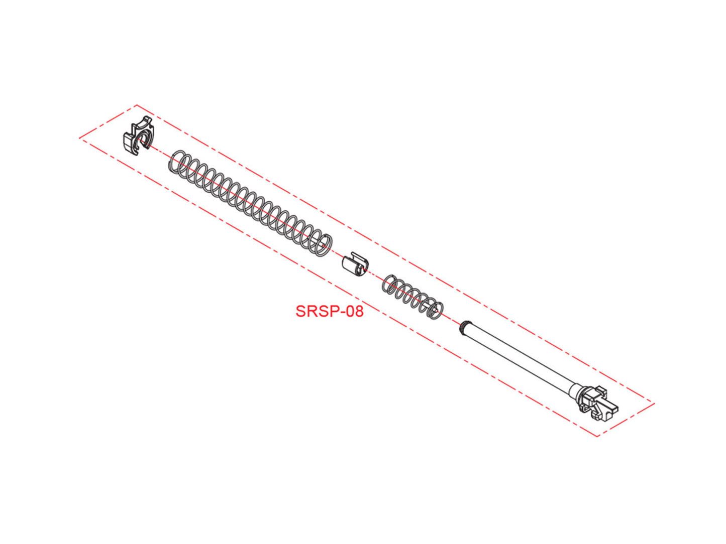 SRC SR-SP USP Series Airsoft Pistol Replacement Part.