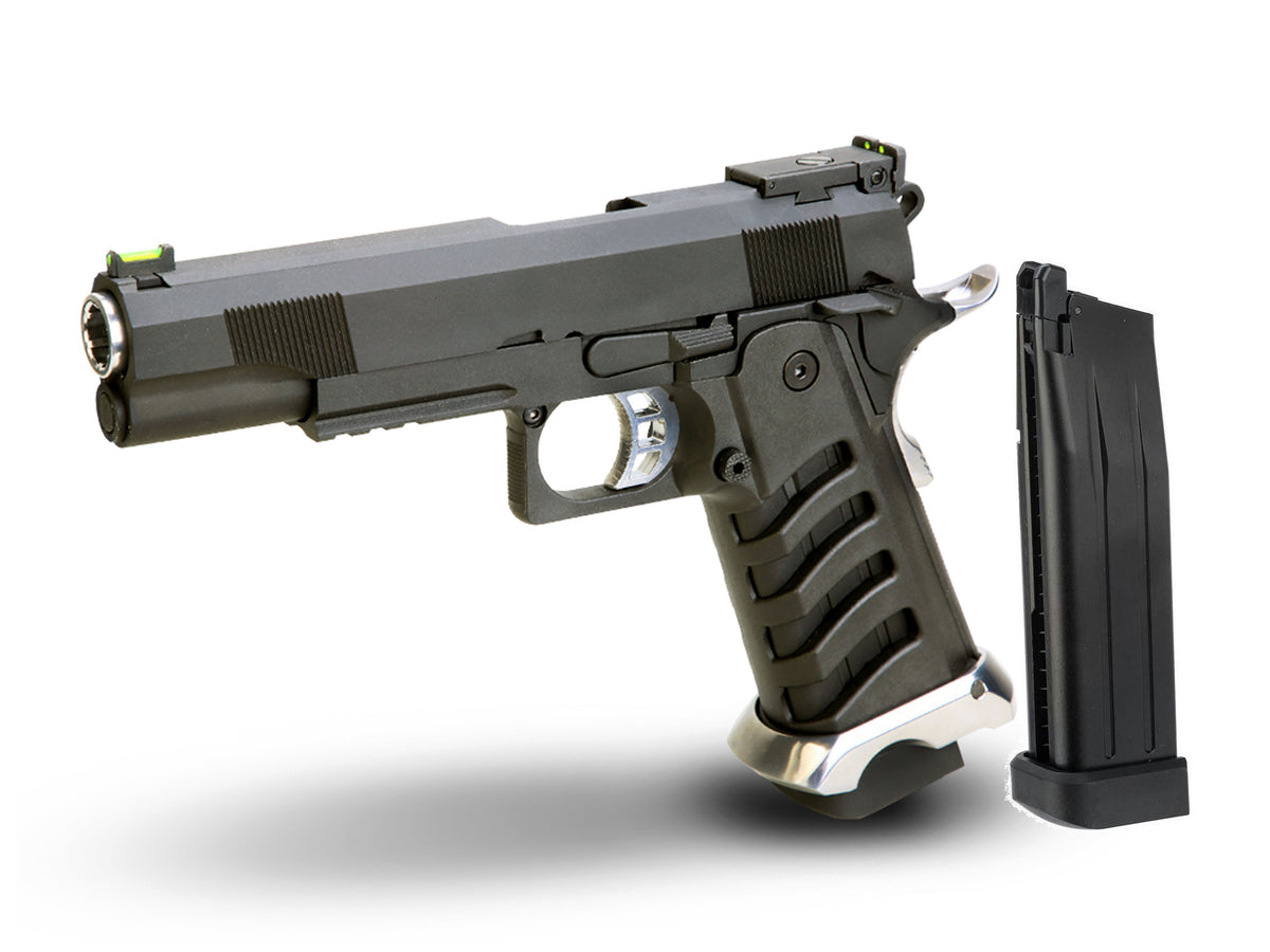 SRC ELITE MK III 5.1" Gas Blowback Airsoft Pistol.