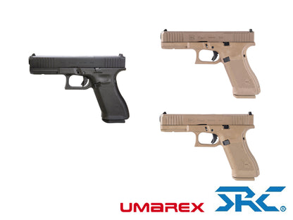 UMAREX | SRC GLOCK 17 Gen5 MOS 블로우백 가스건. 