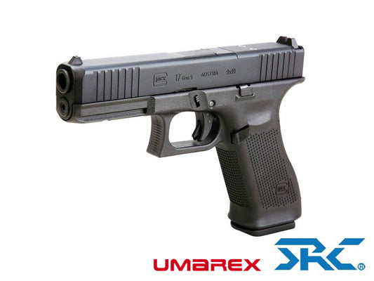 UMAREX | SRC GLOCK 17 Gen5 MOS CNC Steel CO2 Gas Blowback Airsoft Pistol.