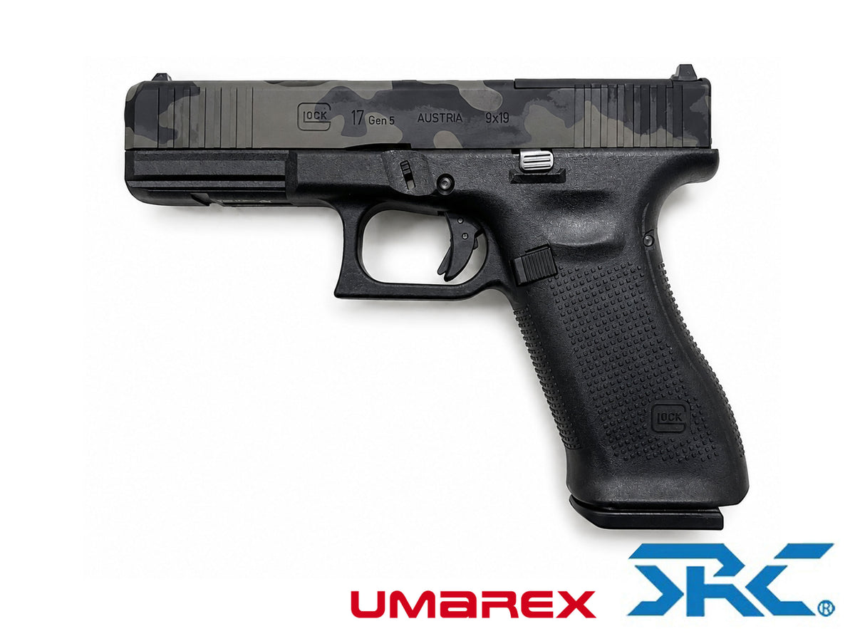 UMAREX | SRC GLOCK 17 Gen5 MOS ガスブローバック ハンドガン.(CERAKOTE MCBK)