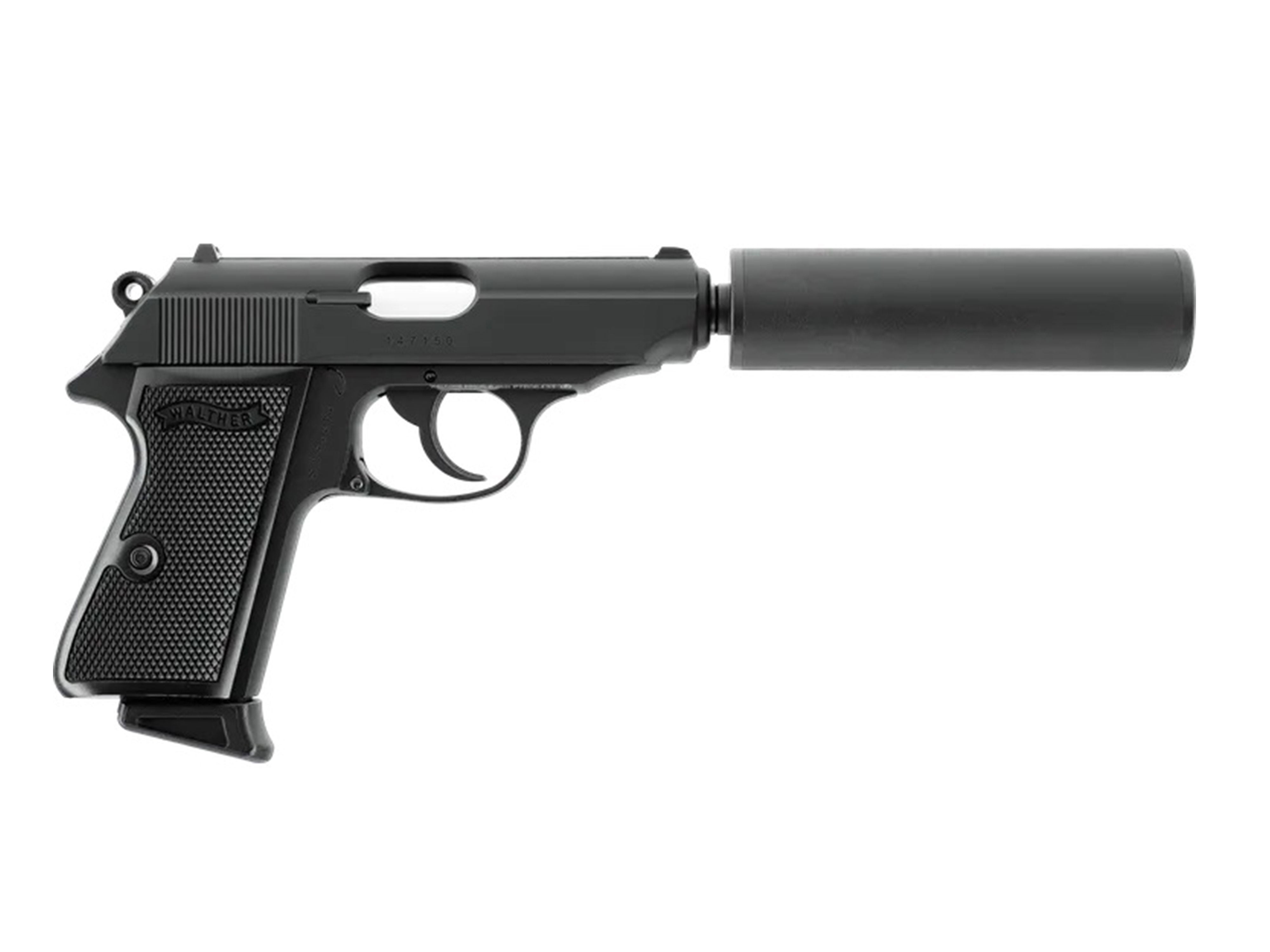 WALTHER PPK/S ガスガン ハードケース ロングサイレンサー付き 絶版 WALTHER PPK/S ガスガン ハードケース ロングサイレンサー付き
