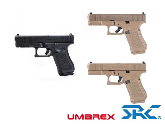 UMAREX | SRC GLOCK 19 Gen5 MOS 블로우백 가스건. 