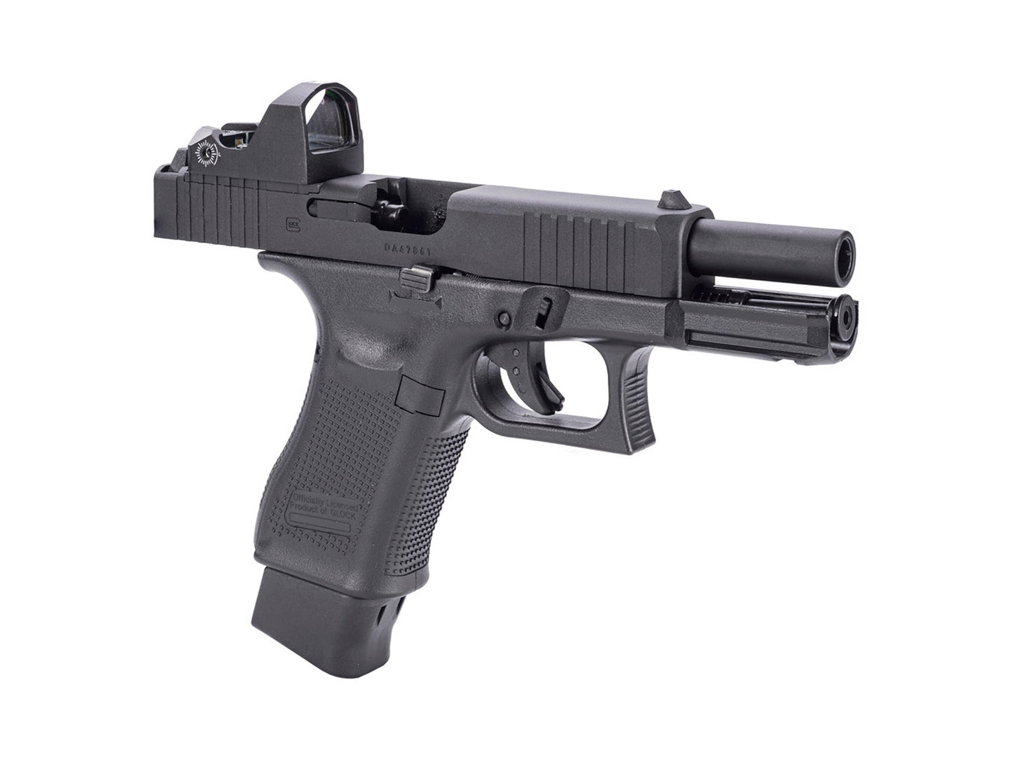 UMAREX | SRC GLOCK 19 Gen5 MOS CNC Steel CO2 Gas Blowback Airsoft Pistol.