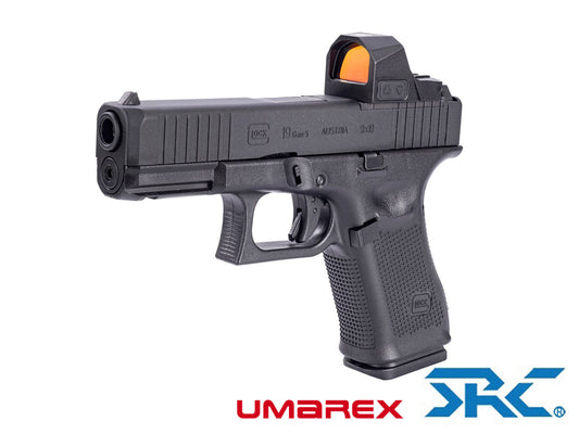 UMAREX | SRC GLOCK 19 Gen5 MOS CNC Steel Gas Blowback Airsoft Pistol.
