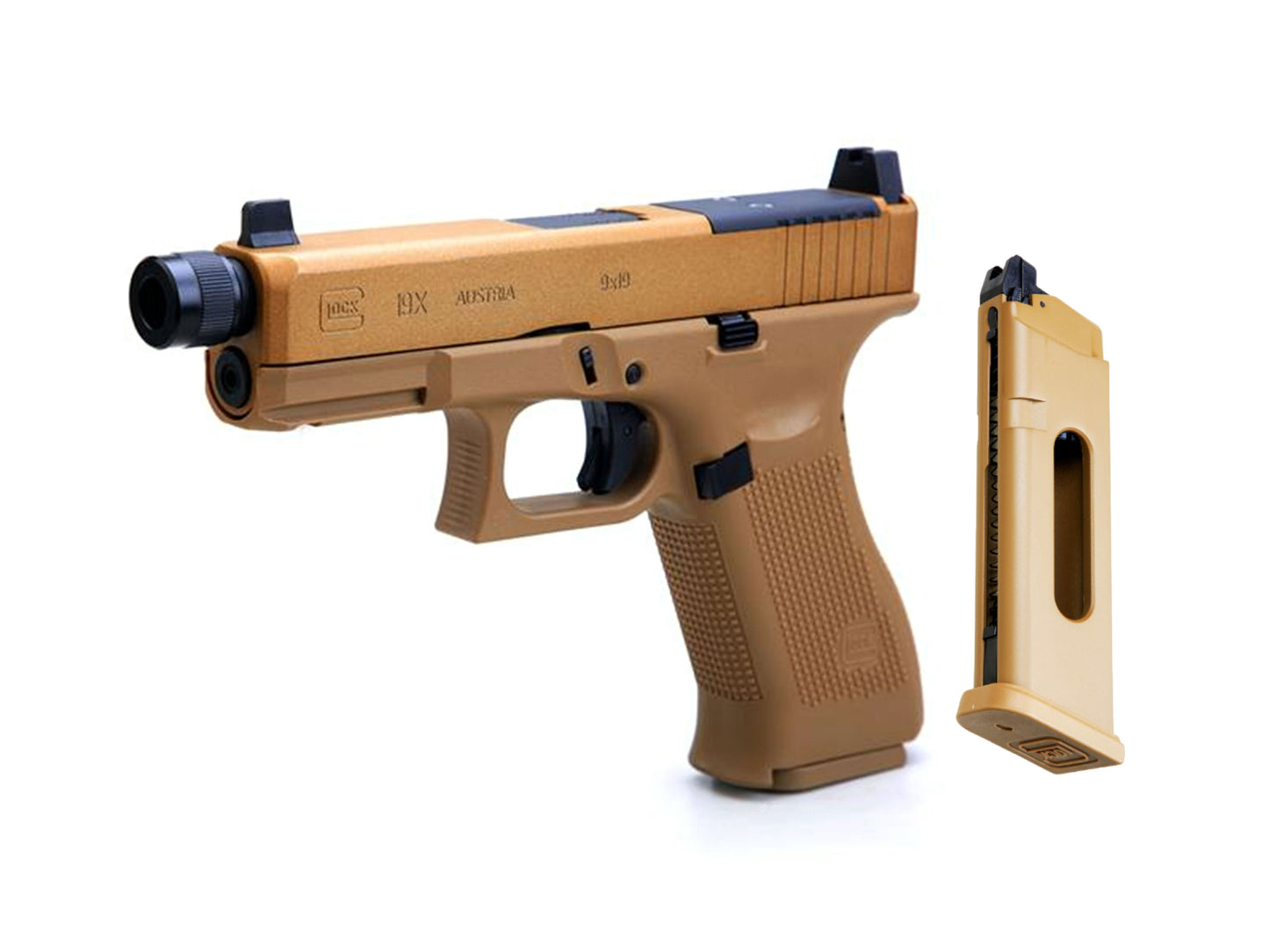 UMAREX | SRC GLOCK 19X G19X MOS CNC 鋼製版 氣動退鏜 CO2 手槍.