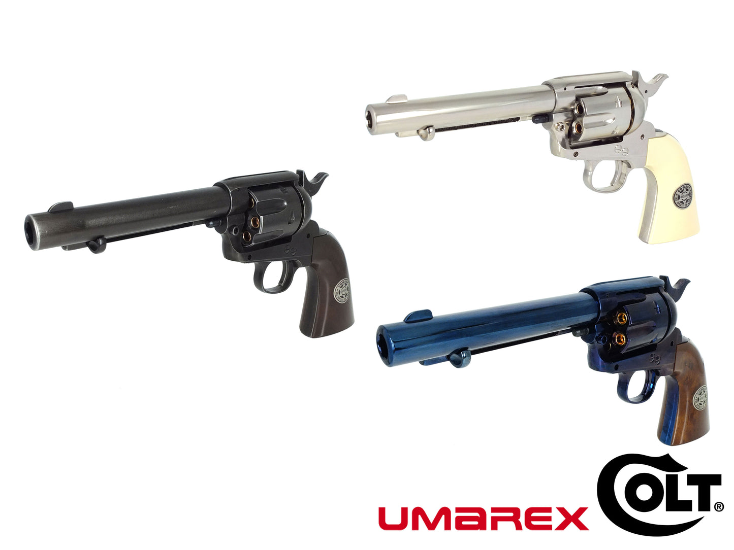 UMAREX COLT SAA .45 COWBOY POLIC 리볼버 CO2 가스핸드건.