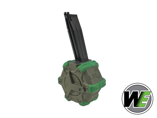 WE HI-CAPA 5.1 Series 350rds Drum Magazine.