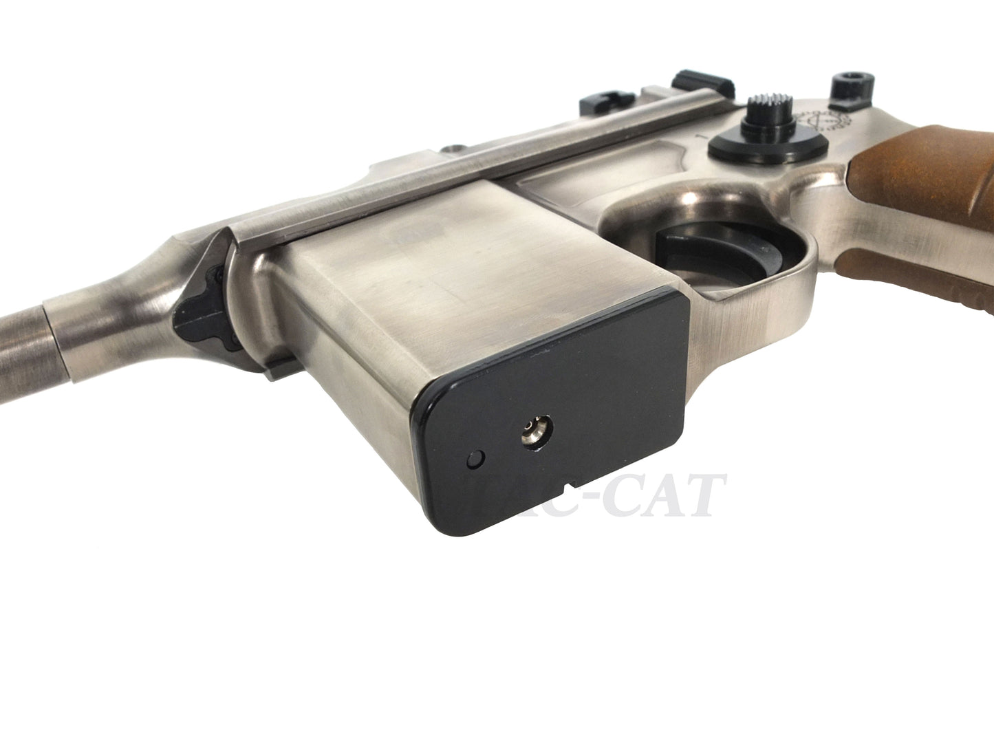 WE Mauser M712 Gas Blowback Airsoft Pistol.
