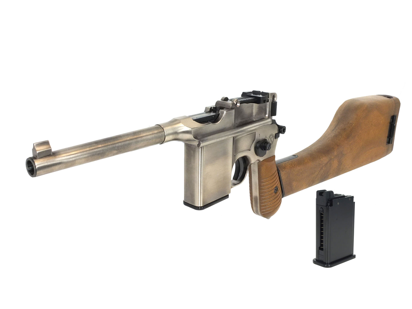 WE Mauser M712 Gas Blowback Airsoft Pistol.