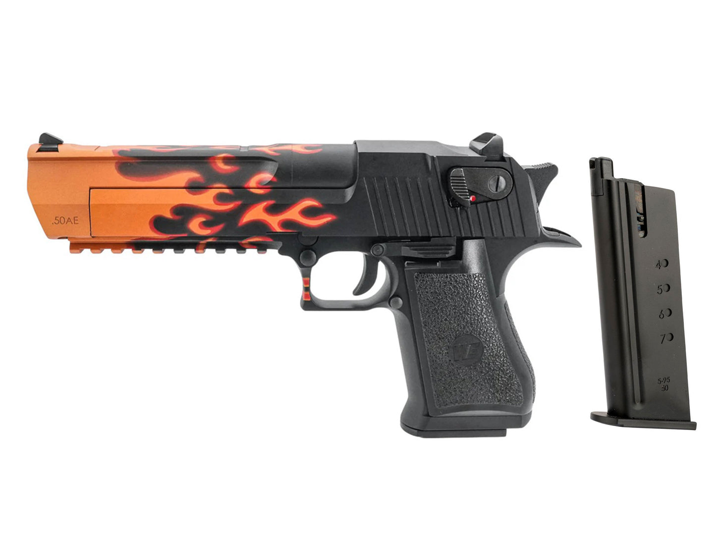 WE Desert Eagle .50AE Firestorm 블로우백 가스건.