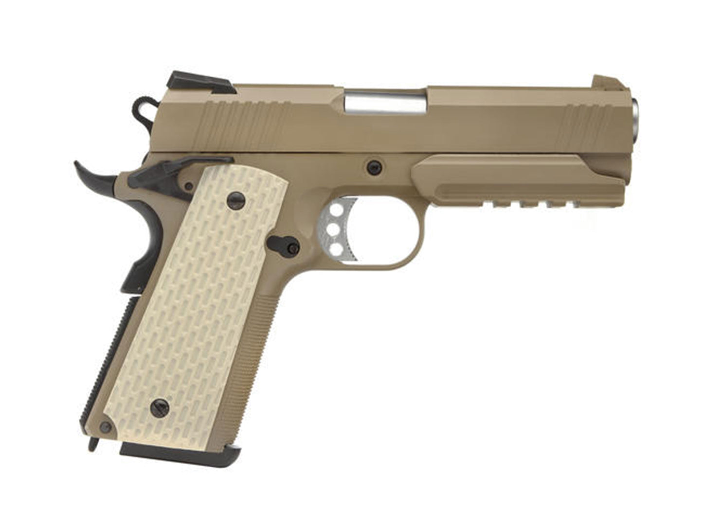 WE KIMBER Desert Warrior 4.3 Gas Blowback Airsoft Pistol.