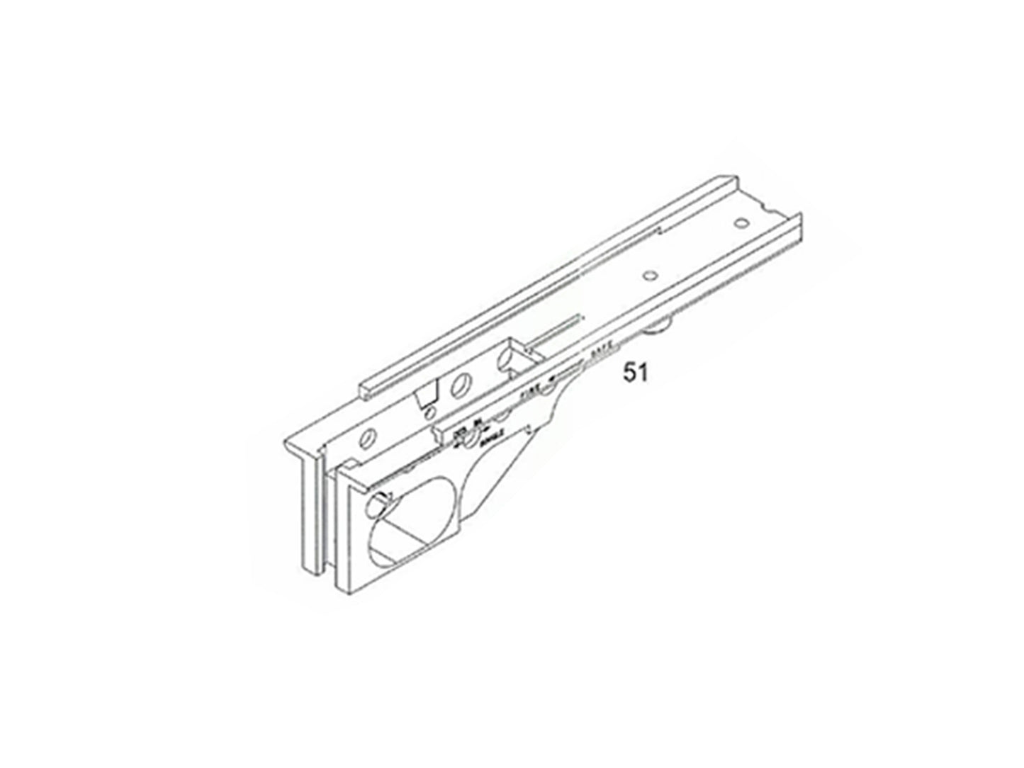 【純正部品】CYBERGUN | WE Auto-Ordnance Licensedトンプソン M1A1 サブマシンガン パーツ.