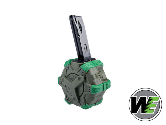 WE M9 / M92 / M92F Series 350rds Drum Magazine.