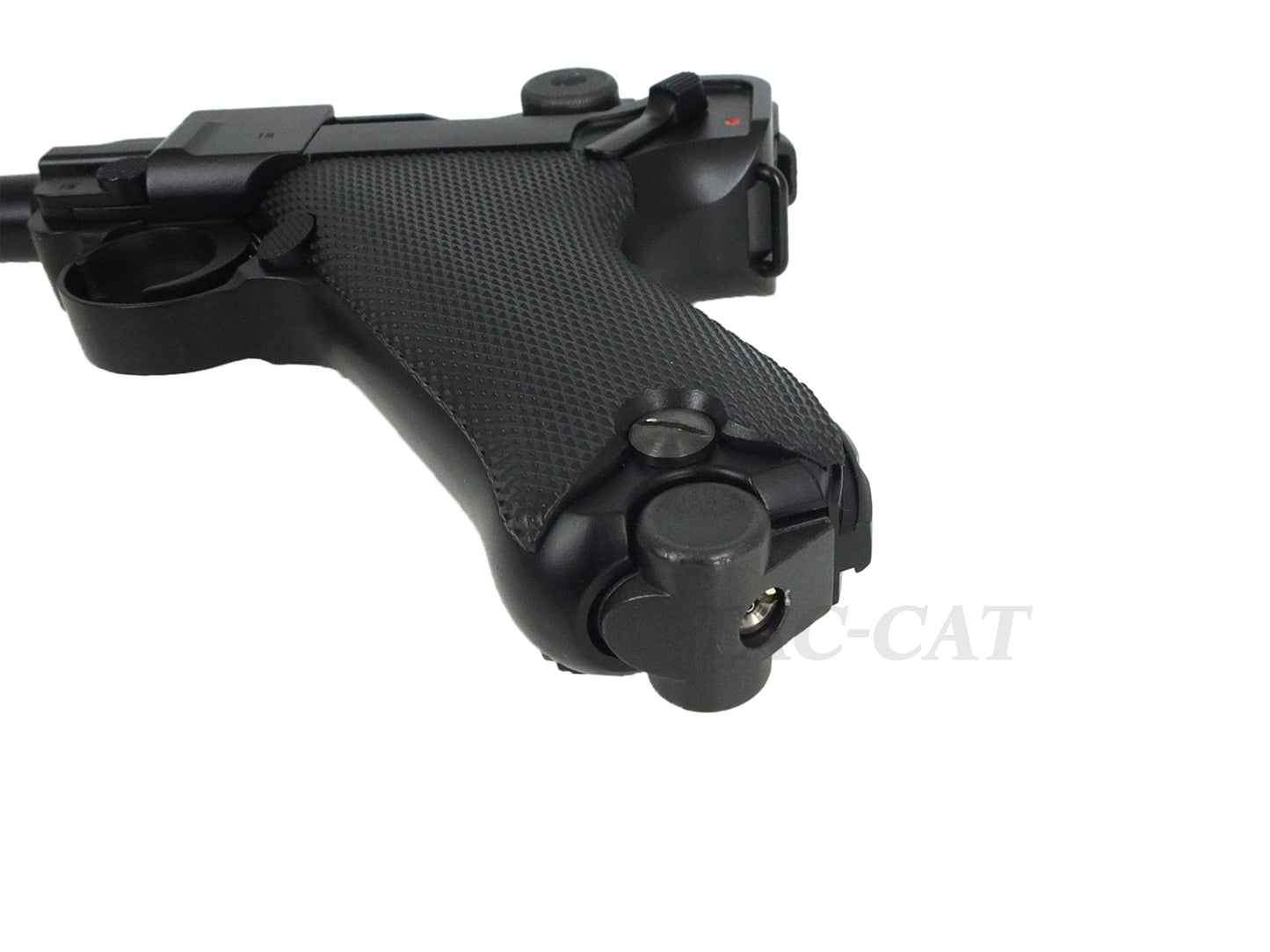 WE Luger P08 4INCH Gas Blowback Airsoft Pistol.