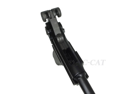 WE Luger P08 4INCH Gas Blowback Airsoft Pistol.