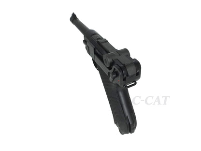 WE Luger P08 4INCH Gas Blowback Airsoft Pistol.