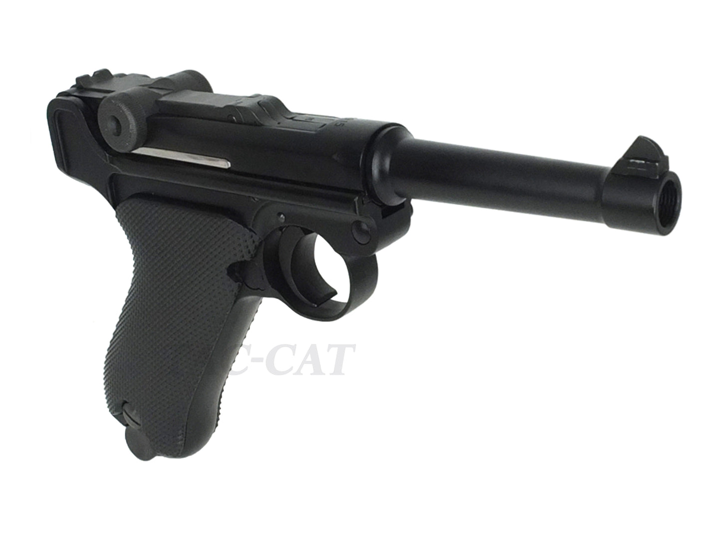 WE Luger P08 4INCH Gas Blowback Airsoft Pistol.