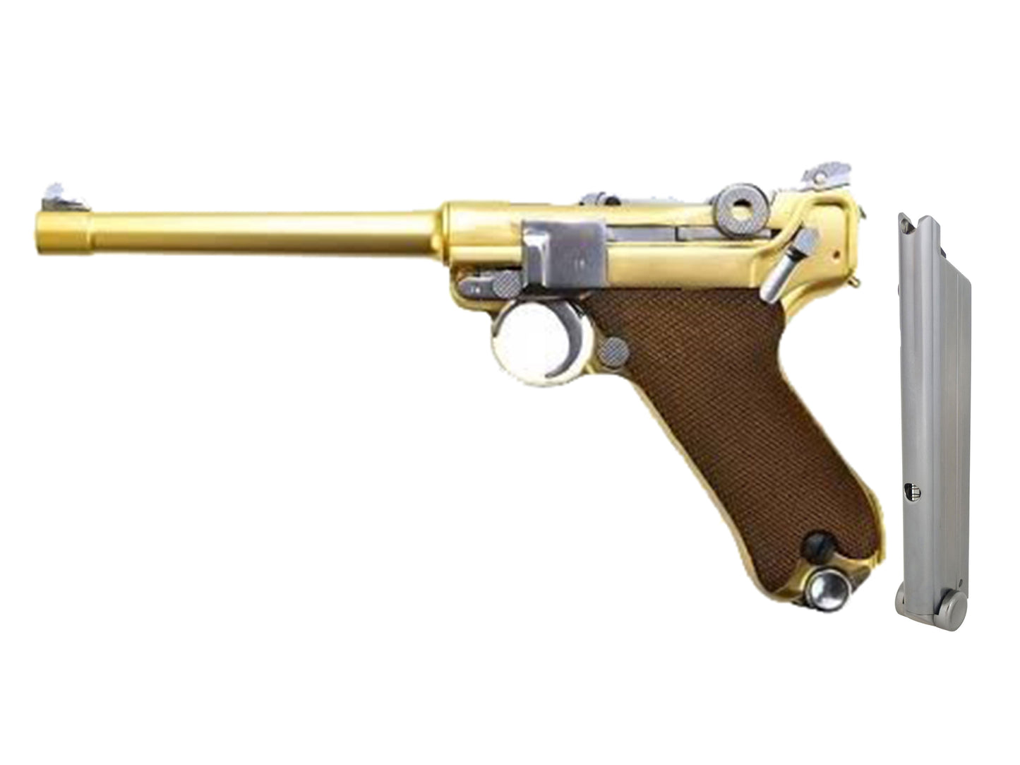 WE LUGER P08 魯格 6吋 氣動退鏜 瓦斯手槍.