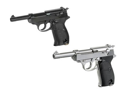 WE WALTHER P38 ( P38-L ) Gas Blowback Airsoft Pistol.