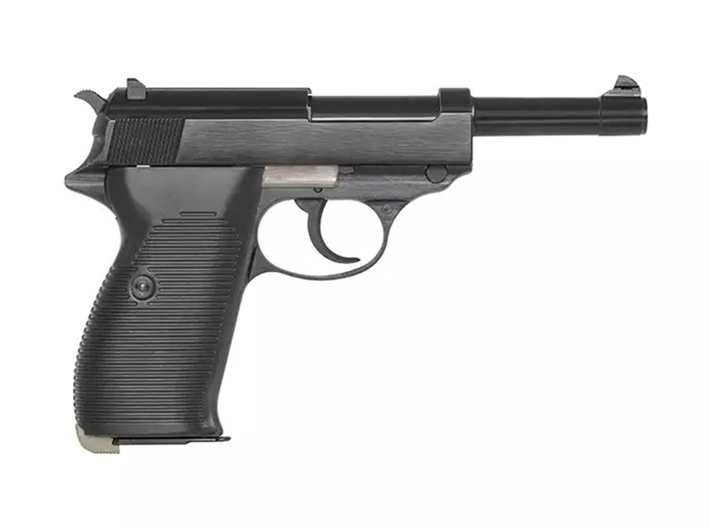 WE WALTHER P38 ( P38-L ) Gas Blowback Airsoft Pistol.