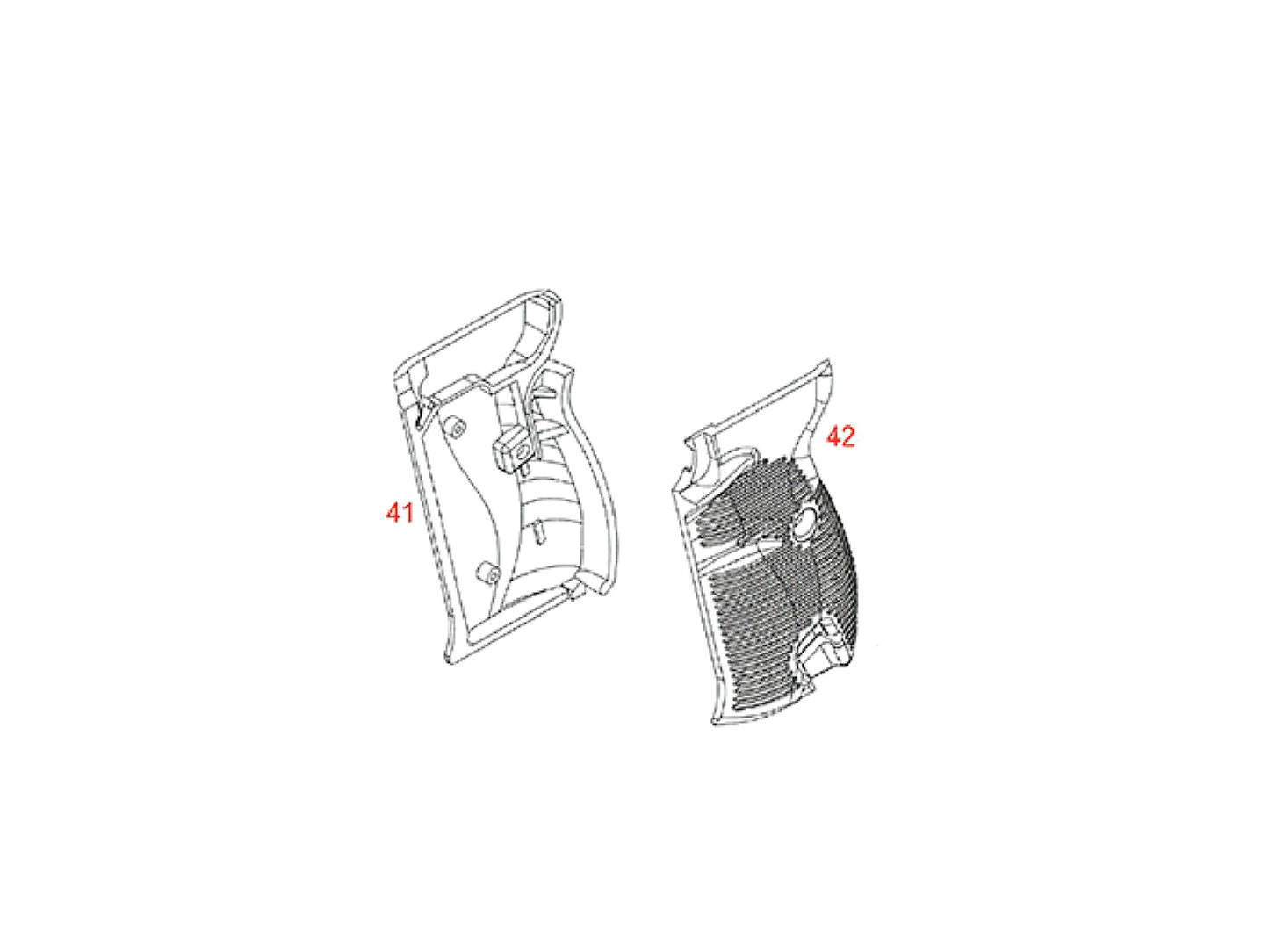 WE WALTHER P38 Series Airsoft Pistol Replacement Part.