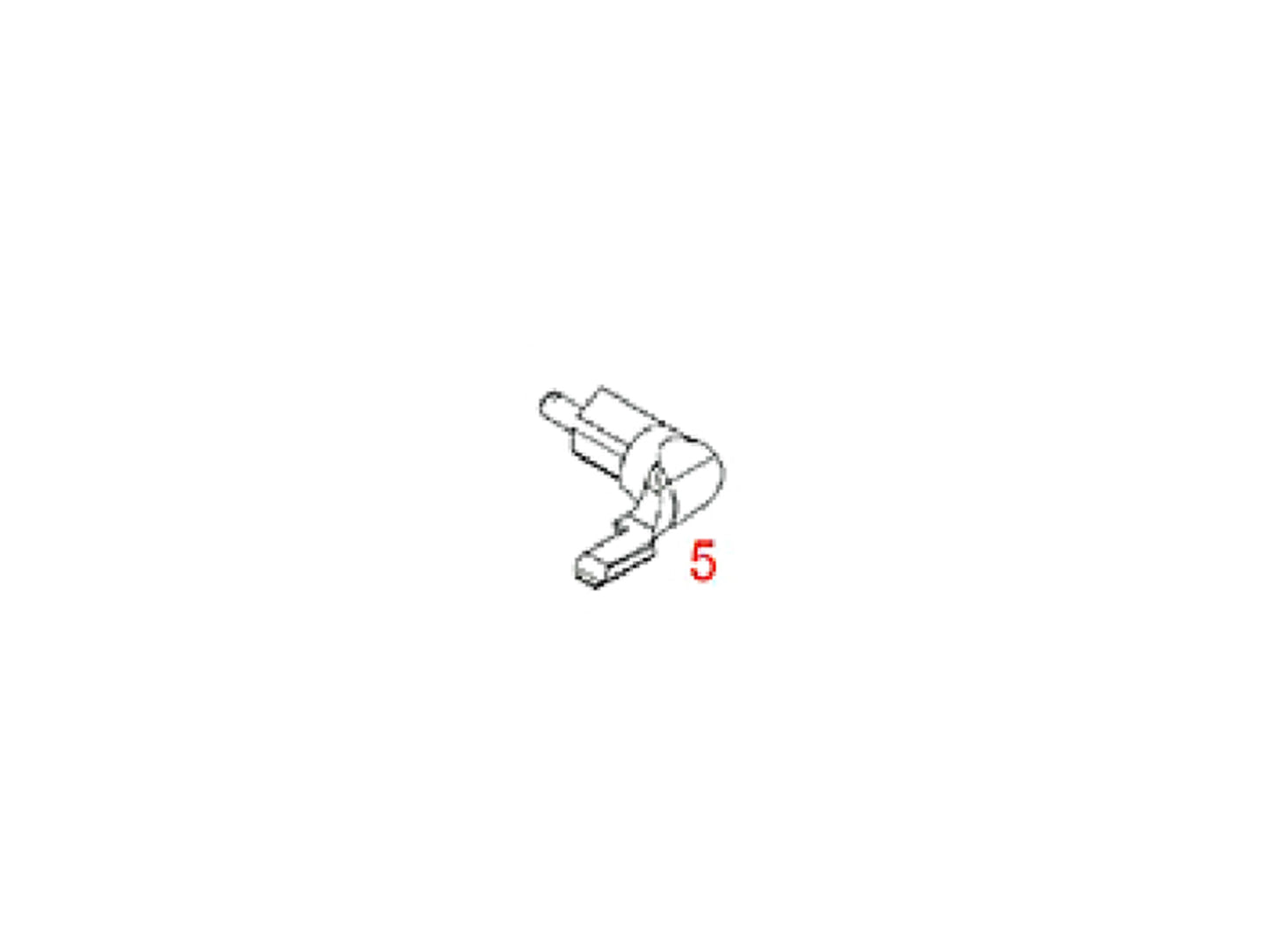 WE WALTHER P38 Series Airsoft Pistol Replacement Part.