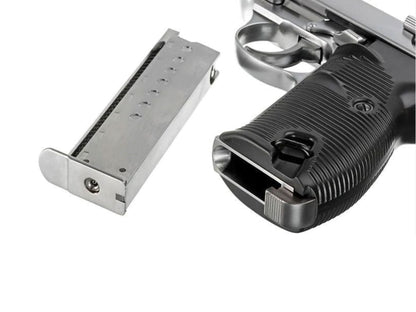WE WALTHER P38 ( P38-L ) Gas Blowback Airsoft Pistol.