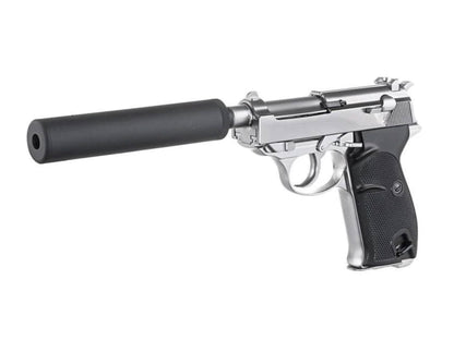 WE WALTHER P38K Gas Blowback Airsoft Pistol.