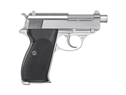 WE WALTHER P38K Gas Blowback Airsoft Pistol.