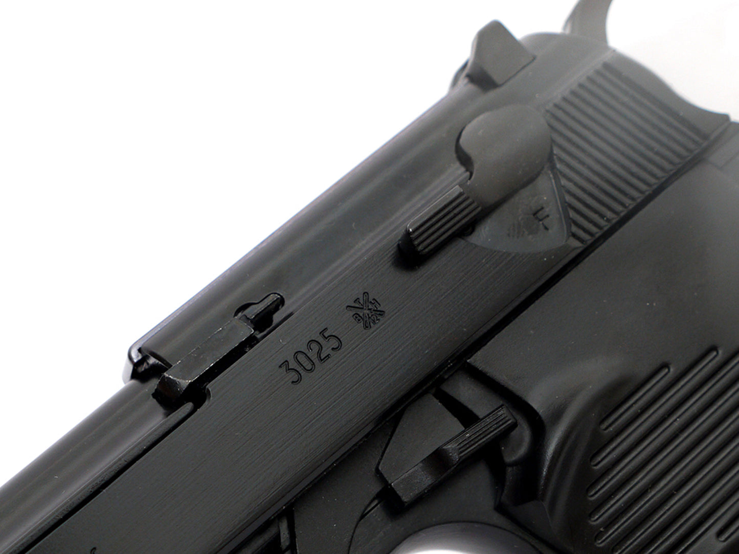 WE WALTHER P38L Gas Blowback Airsoft Pistol. ( w/Marking BYF43)