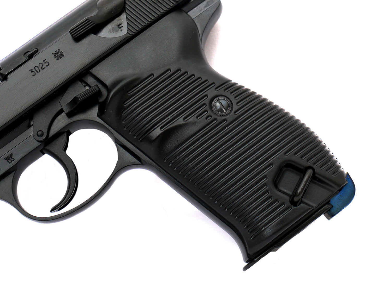 WE WALTHER P38L Gas Blowback Airsoft Pistol. ( w/Marking BYF43)