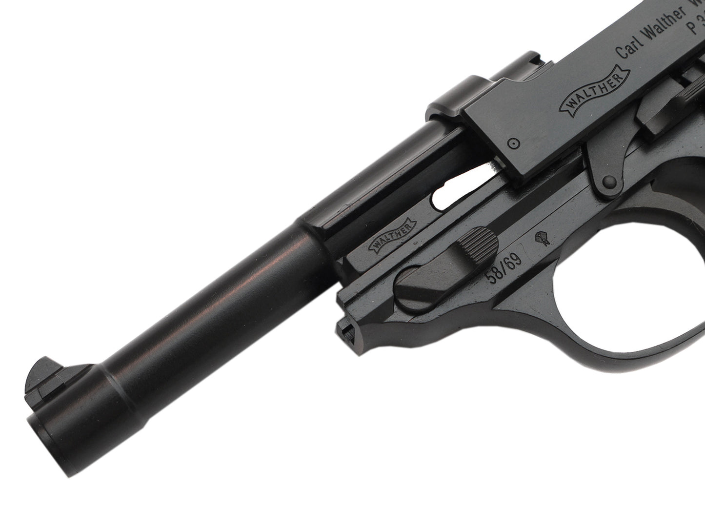【CIVILIAN 刻印】WE ワルサー WALTHER P38L ガスブローバック ハンドガン.