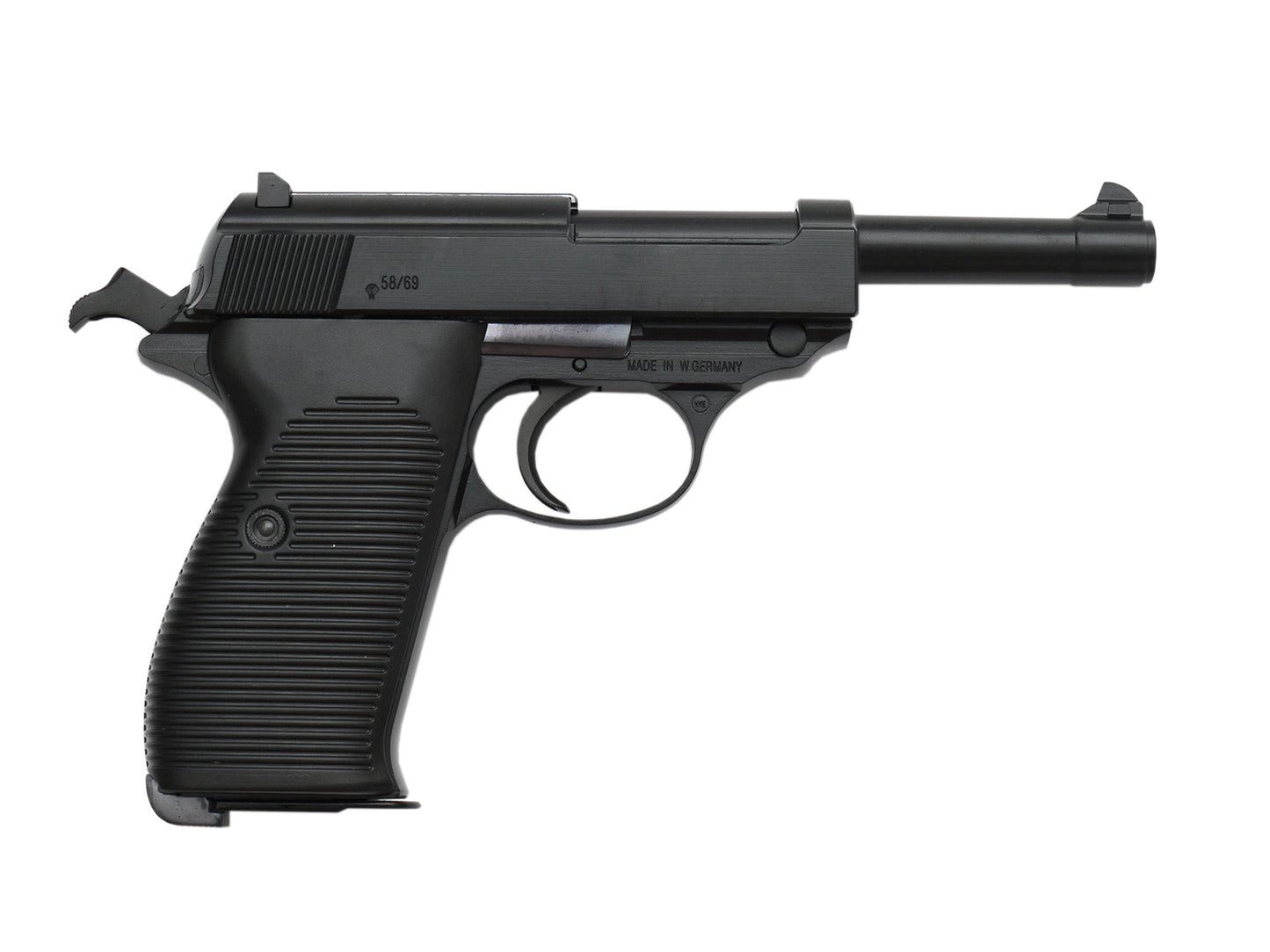 【CIVILIAN 刻印】WE ワルサー WALTHER P38L ガスブローバック ハンドガン.