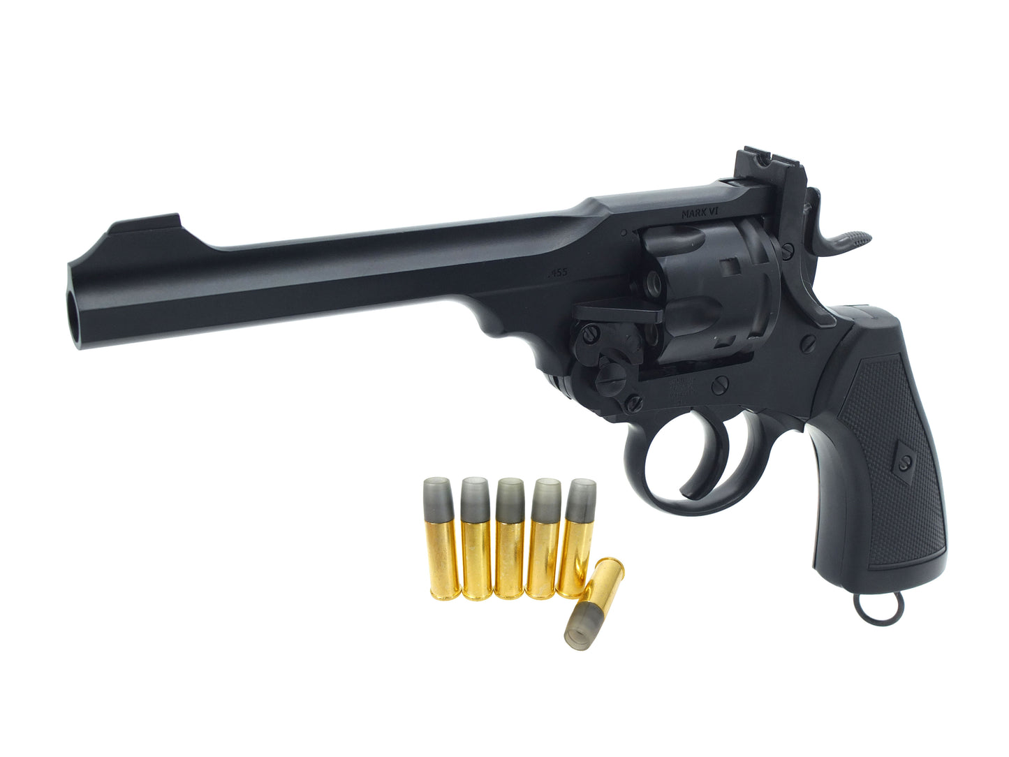 WinGun Webley MK VI .455 6inch Top-Break CO2 Airsoft Revolver.