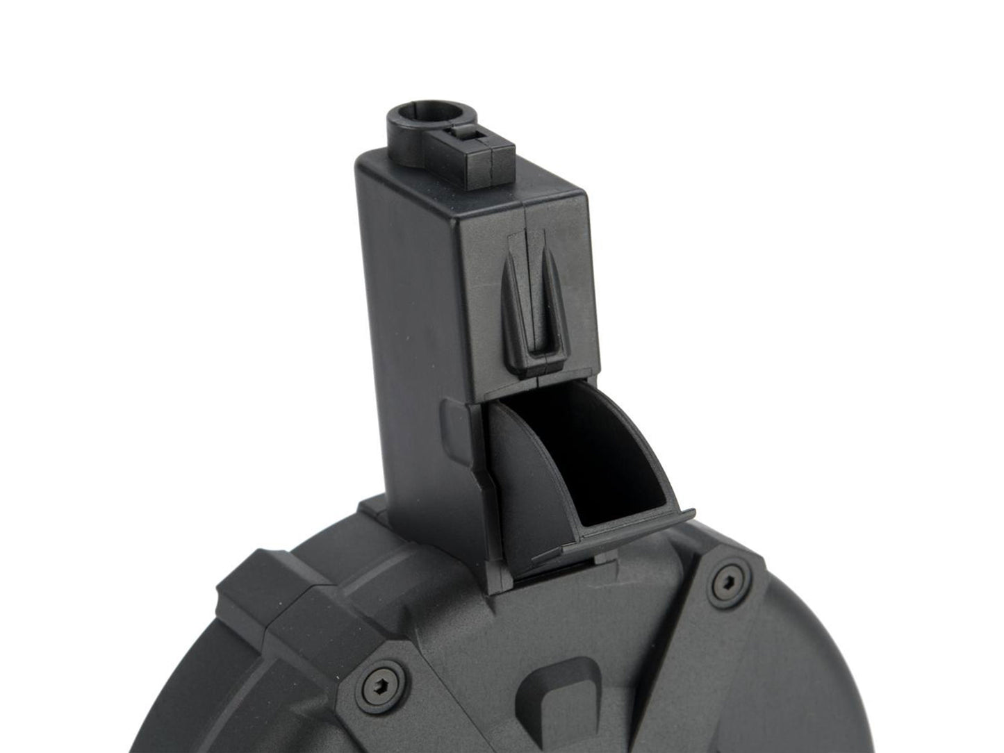 G&G ARP9 AEG 1500rds Manual Wind Drum Magazine.