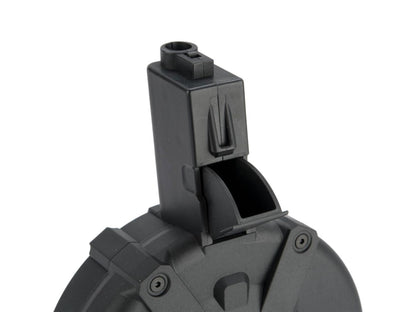 G&G ARP9 AEG 1500rds Manual Wind Drum Magazine.